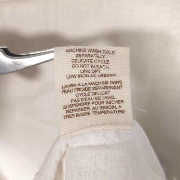 Free People Mini Dress Size 8 White Floral Lace Cap Sleeves Cotton - Picture 11 of 11